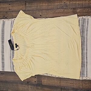 NWT Talbots Petite Medium Women's Top Light Yellow